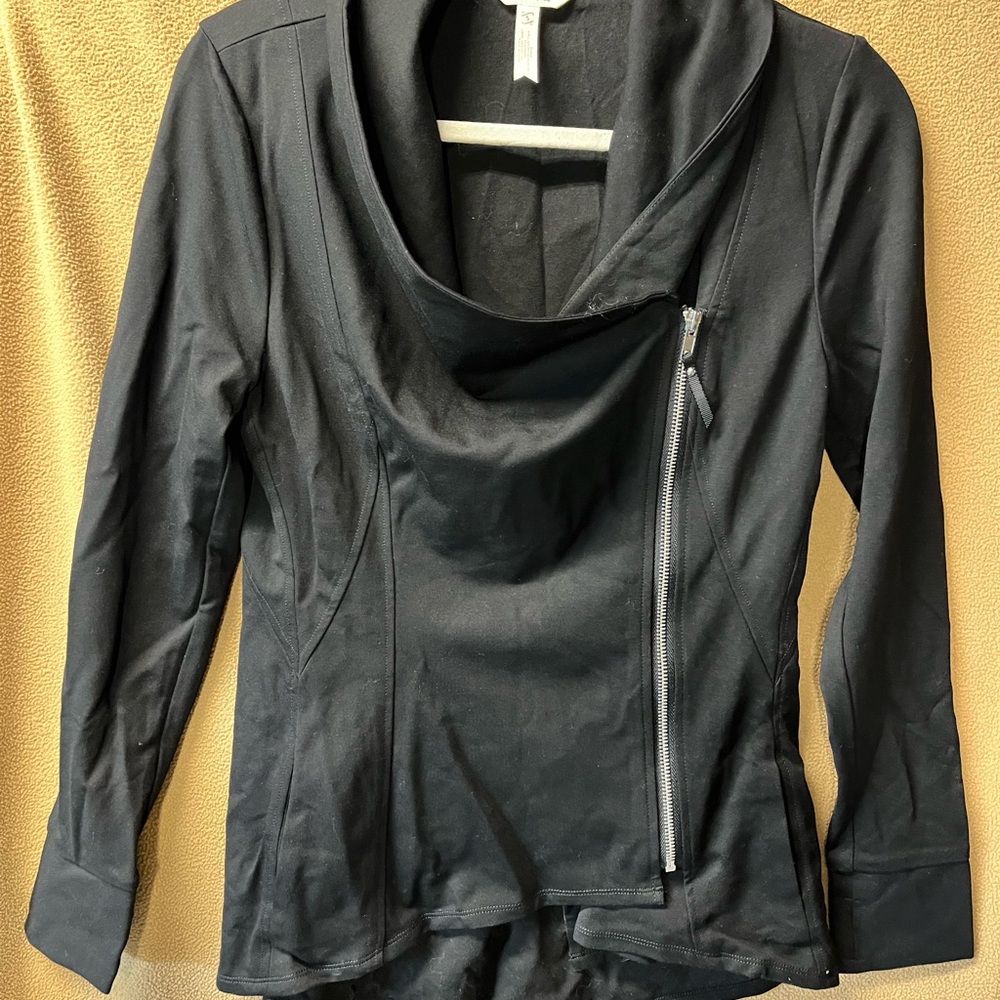 Black Jacket with zipper Matilda Jane . 1 small 1 medium